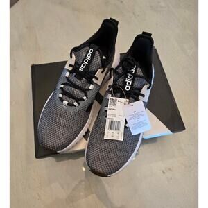 NIB Adidas KAPTIR 4.0 Men's SZ 10 Black White Comfort Tennis Shoes Athletic